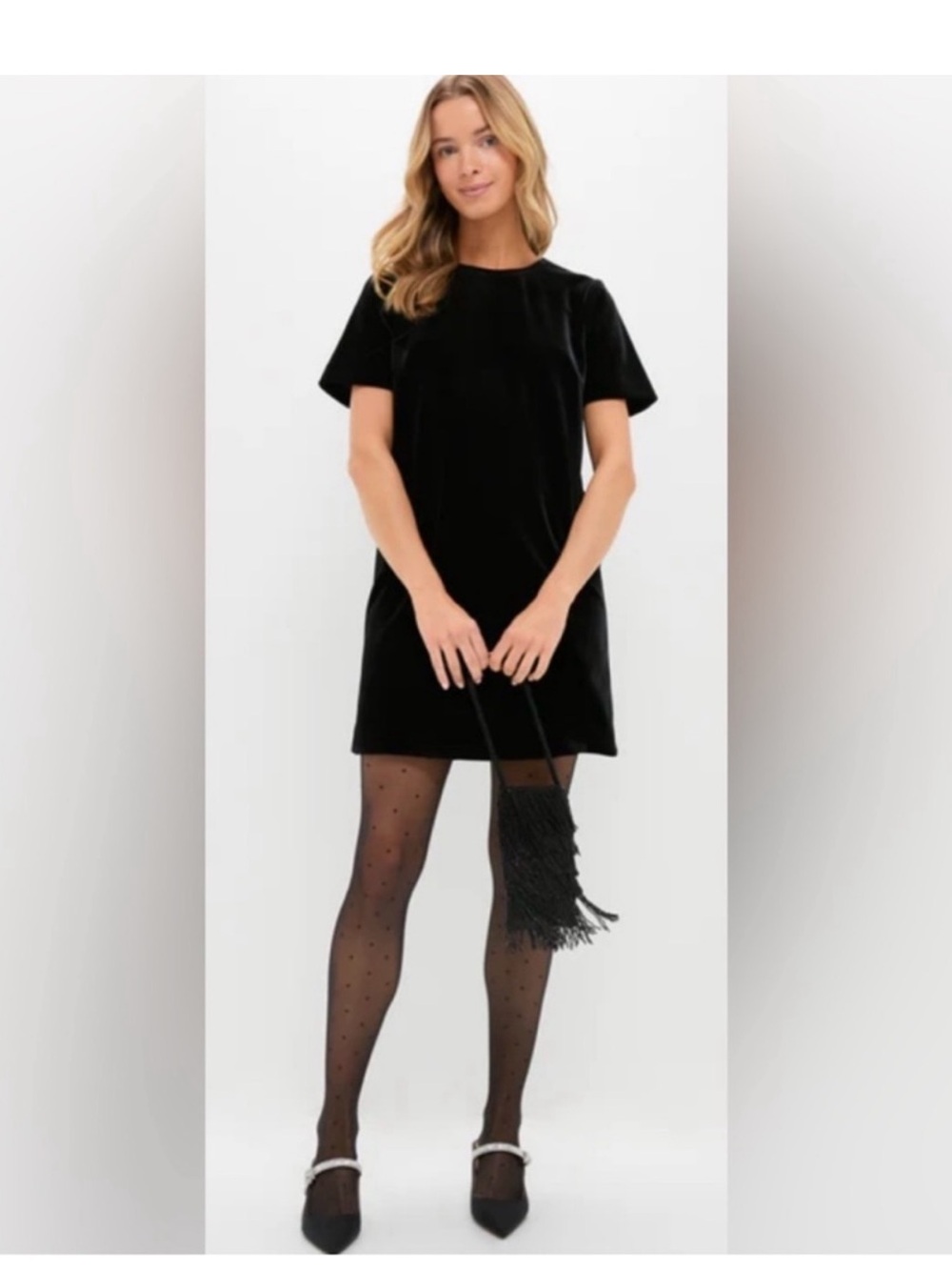 Tuckernuck Pomander Place Mae velvet shift dress